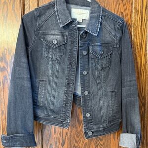 Anthropologie Dark Gray Jean Jacket